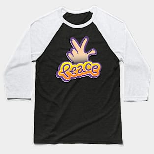 Peace Baseball T-Shirt